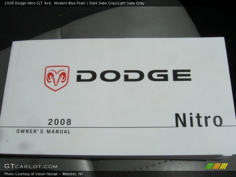 Modern Blue Pearl / Dark Slate Gray/Light Slate Gray 2008 Dodge Nitro SLT 4x4