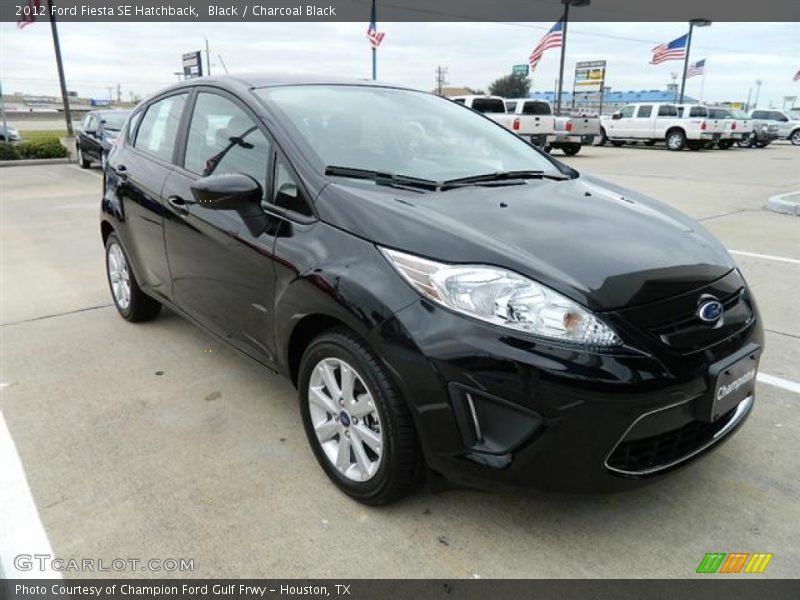 Black / Charcoal Black 2012 Ford Fiesta SE Hatchback