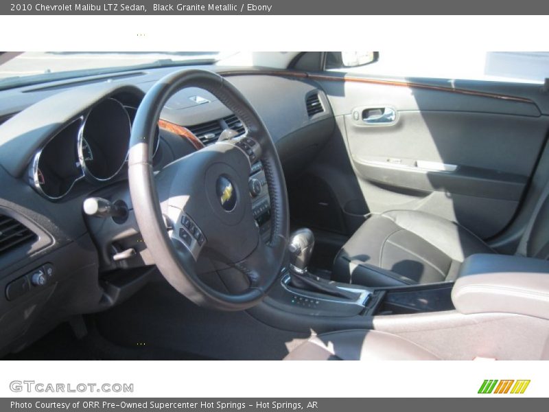 Black Granite Metallic / Ebony 2010 Chevrolet Malibu LTZ Sedan
