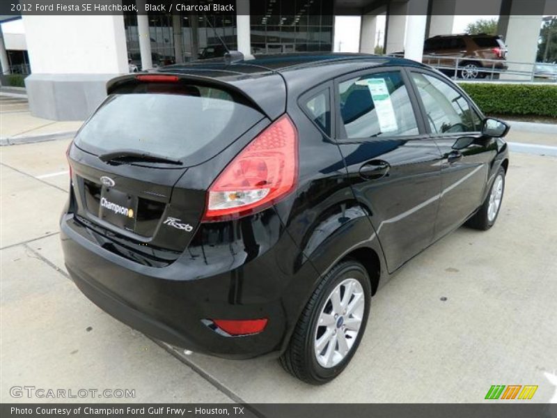 Black / Charcoal Black 2012 Ford Fiesta SE Hatchback