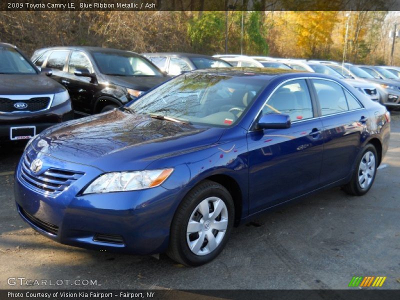 Blue Ribbon Metallic / Ash 2009 Toyota Camry LE