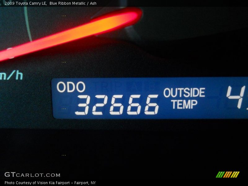Blue Ribbon Metallic / Ash 2009 Toyota Camry LE
