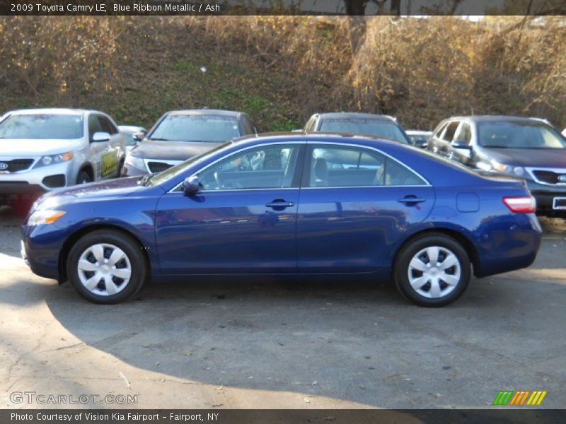 Blue Ribbon Metallic / Ash 2009 Toyota Camry LE