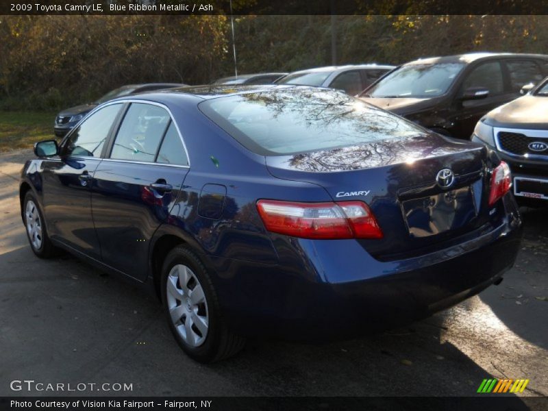 Blue Ribbon Metallic / Ash 2009 Toyota Camry LE