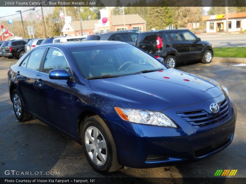 Blue Ribbon Metallic / Ash 2009 Toyota Camry LE