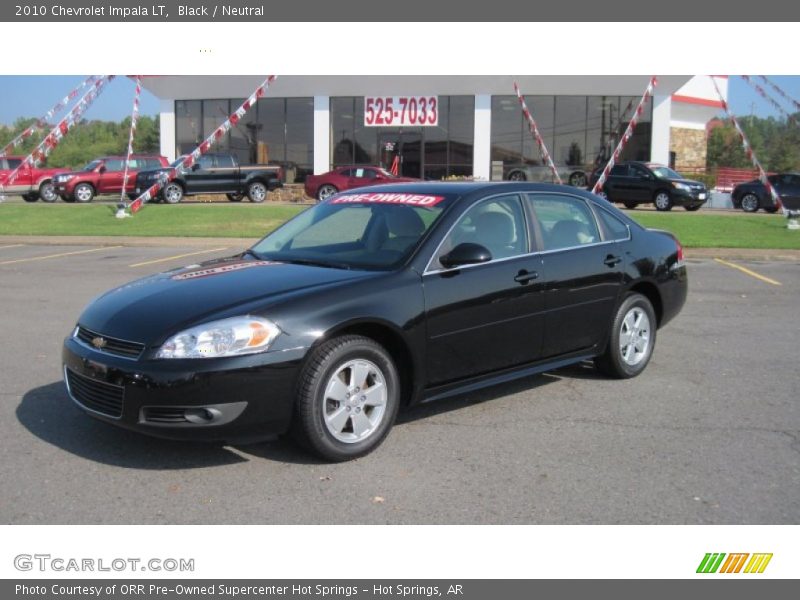 Black / Neutral 2010 Chevrolet Impala LT