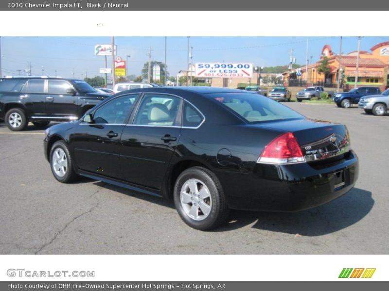 Black / Neutral 2010 Chevrolet Impala LT