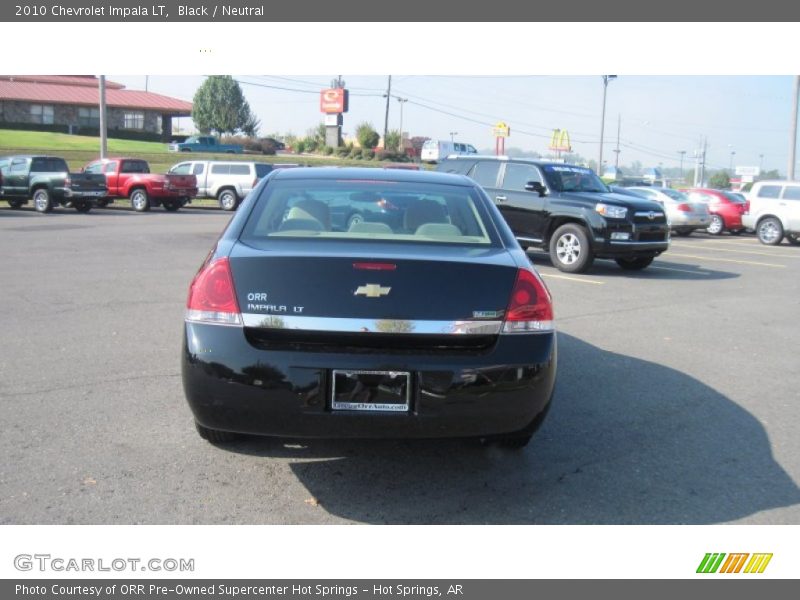 Black / Neutral 2010 Chevrolet Impala LT
