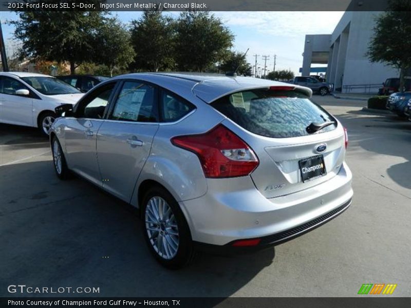 Ingot Silver Metallic / Charcoal Black 2012 Ford Focus SEL 5-Door