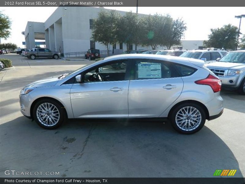Ingot Silver Metallic / Charcoal Black 2012 Ford Focus SEL 5-Door