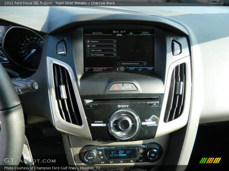 Ingot Silver Metallic / Charcoal Black 2012 Ford Focus SEL 5-Door