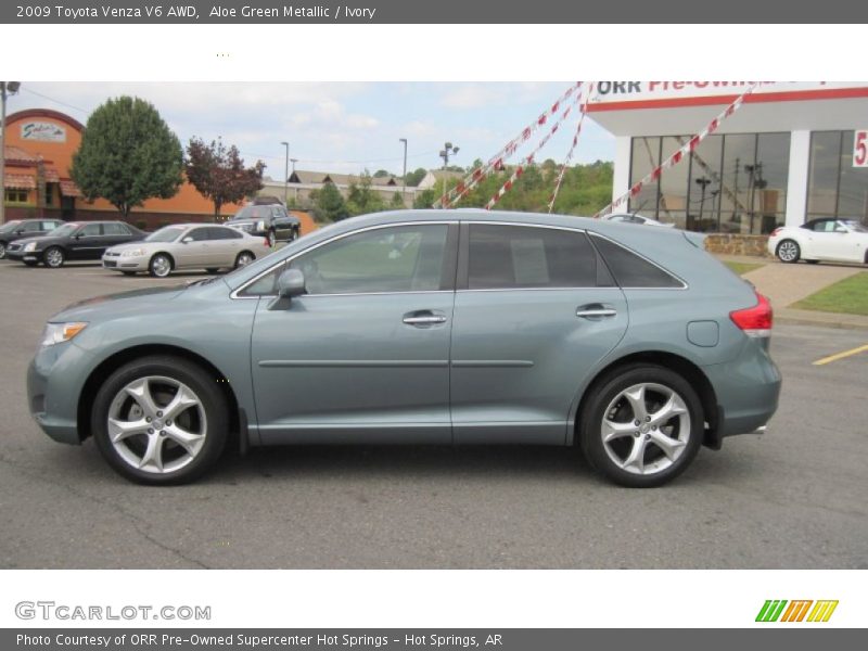 Aloe Green Metallic / Ivory 2009 Toyota Venza V6 AWD