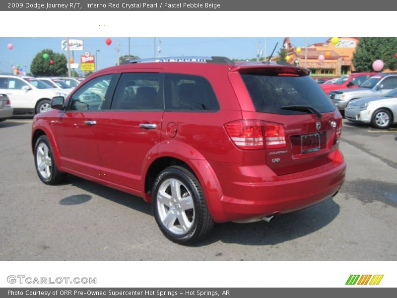 Inferno Red Crystal Pearl / Pastel Pebble Beige 2009 Dodge Journey R/T