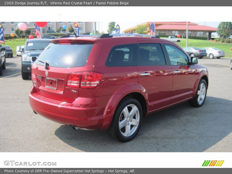Inferno Red Crystal Pearl / Pastel Pebble Beige 2009 Dodge Journey R/T