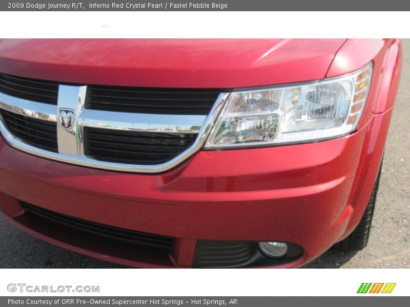 Inferno Red Crystal Pearl / Pastel Pebble Beige 2009 Dodge Journey R/T