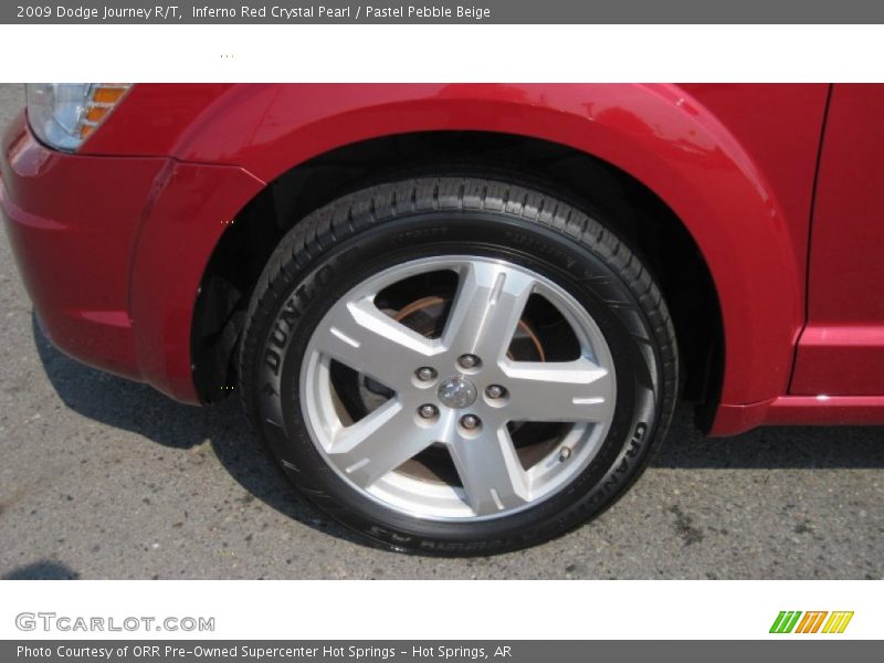 Inferno Red Crystal Pearl / Pastel Pebble Beige 2009 Dodge Journey R/T