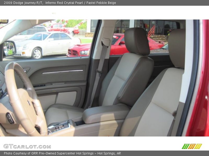 Inferno Red Crystal Pearl / Pastel Pebble Beige 2009 Dodge Journey R/T