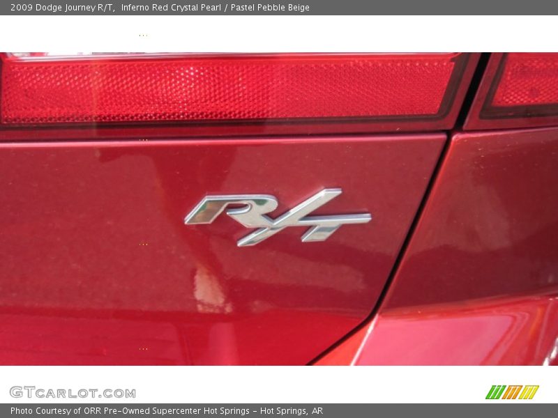 Inferno Red Crystal Pearl / Pastel Pebble Beige 2009 Dodge Journey R/T