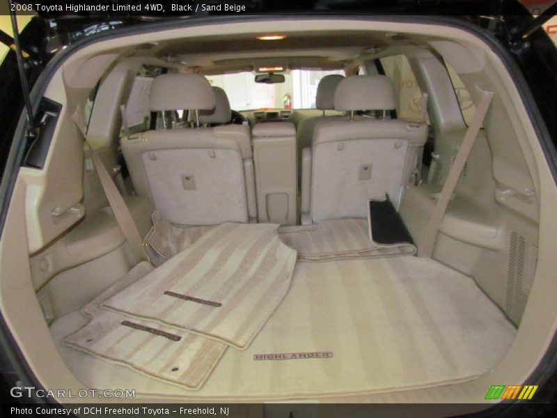 Black / Sand Beige 2008 Toyota Highlander Limited 4WD