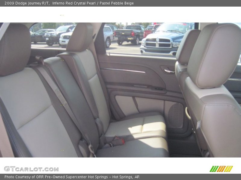Inferno Red Crystal Pearl / Pastel Pebble Beige 2009 Dodge Journey R/T