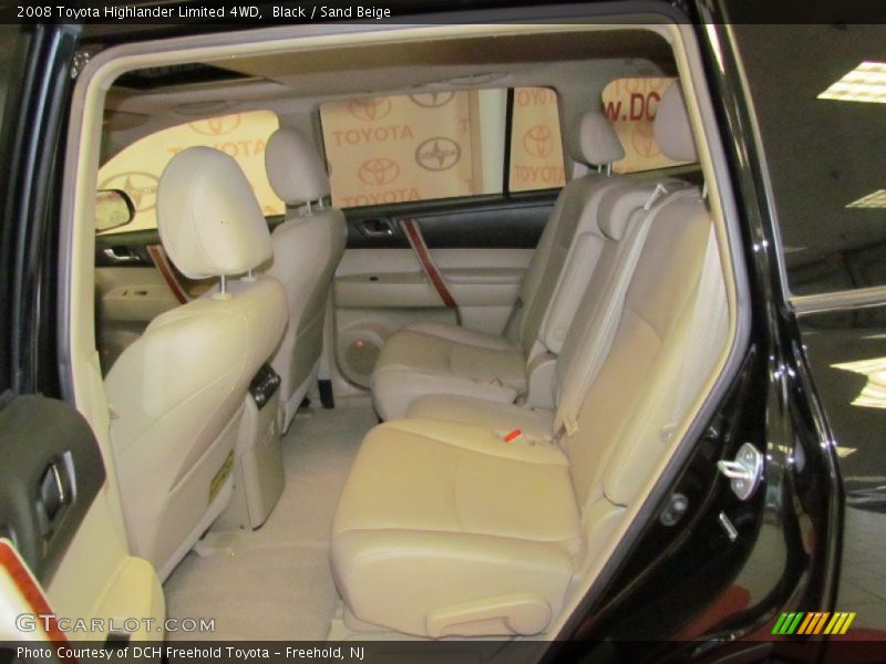 Black / Sand Beige 2008 Toyota Highlander Limited 4WD