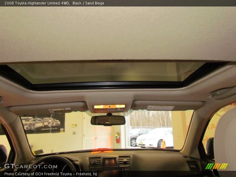 Black / Sand Beige 2008 Toyota Highlander Limited 4WD
