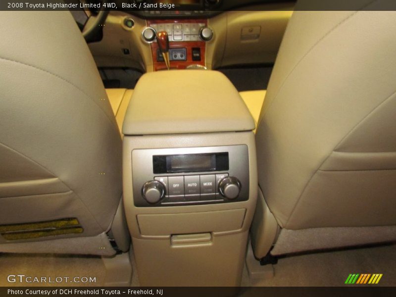 Black / Sand Beige 2008 Toyota Highlander Limited 4WD