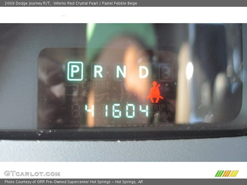 Inferno Red Crystal Pearl / Pastel Pebble Beige 2009 Dodge Journey R/T