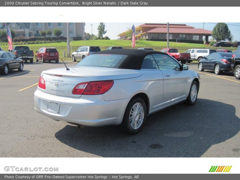 Bright Silver Metallic / Dark Slate Gray 2009 Chrysler Sebring Touring Convertible