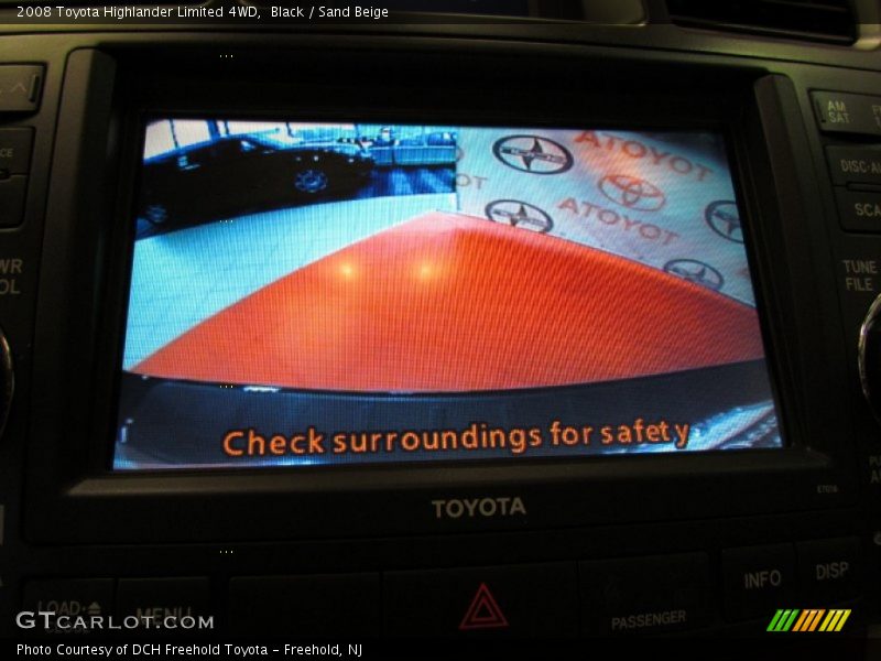 Black / Sand Beige 2008 Toyota Highlander Limited 4WD