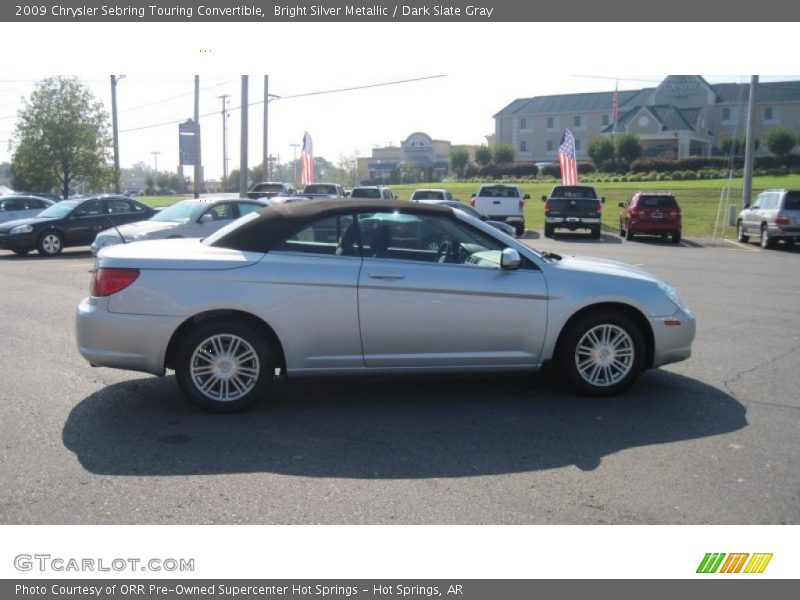 Bright Silver Metallic / Dark Slate Gray 2009 Chrysler Sebring Touring Convertible