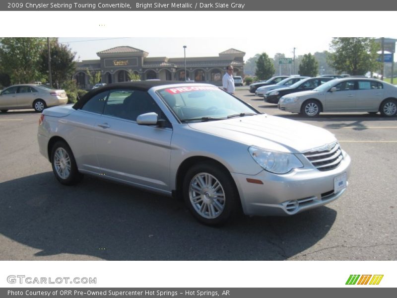 Bright Silver Metallic / Dark Slate Gray 2009 Chrysler Sebring Touring Convertible