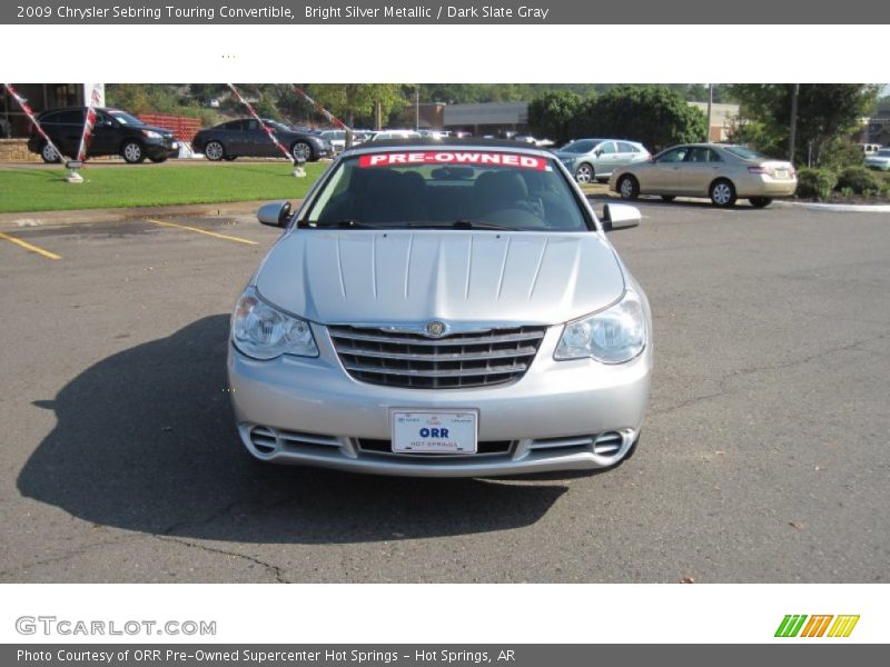 Bright Silver Metallic / Dark Slate Gray 2009 Chrysler Sebring Touring Convertible