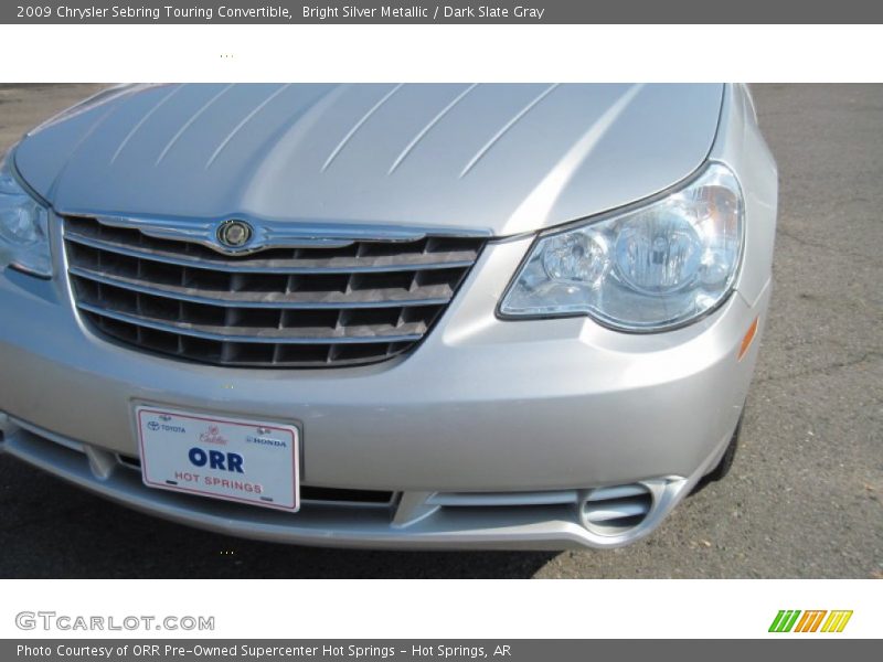 Bright Silver Metallic / Dark Slate Gray 2009 Chrysler Sebring Touring Convertible