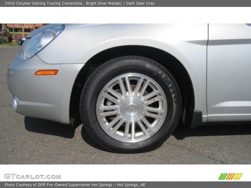 Bright Silver Metallic / Dark Slate Gray 2009 Chrysler Sebring Touring Convertible