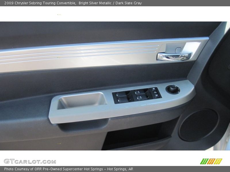 Bright Silver Metallic / Dark Slate Gray 2009 Chrysler Sebring Touring Convertible