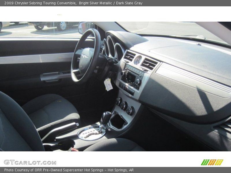 Bright Silver Metallic / Dark Slate Gray 2009 Chrysler Sebring Touring Convertible