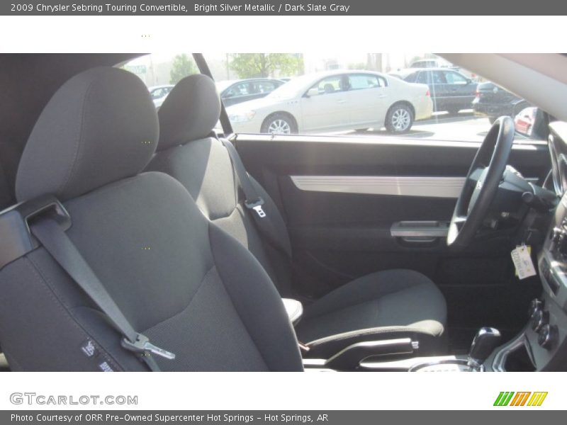 Bright Silver Metallic / Dark Slate Gray 2009 Chrysler Sebring Touring Convertible