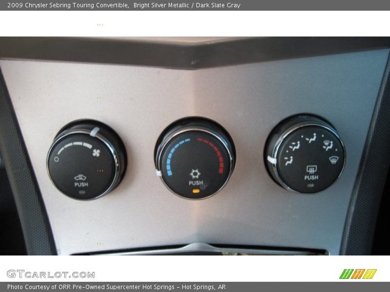 Bright Silver Metallic / Dark Slate Gray 2009 Chrysler Sebring Touring Convertible