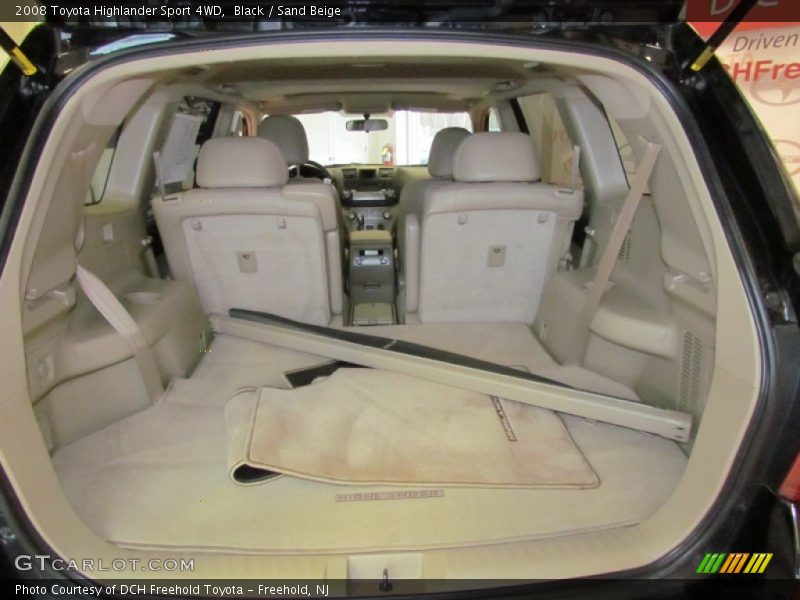 Black / Sand Beige 2008 Toyota Highlander Sport 4WD