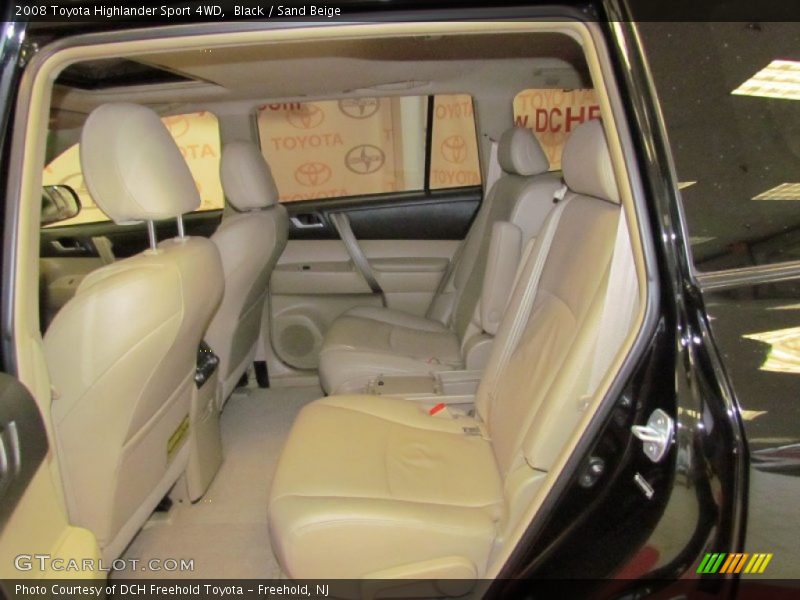 Black / Sand Beige 2008 Toyota Highlander Sport 4WD