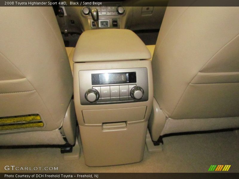 Black / Sand Beige 2008 Toyota Highlander Sport 4WD