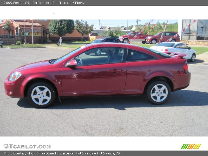 Performance Red Tintcoat / Ebony 2009 Pontiac G5