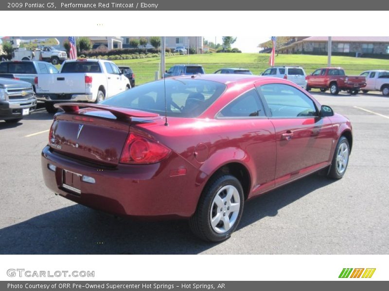 Performance Red Tintcoat / Ebony 2009 Pontiac G5