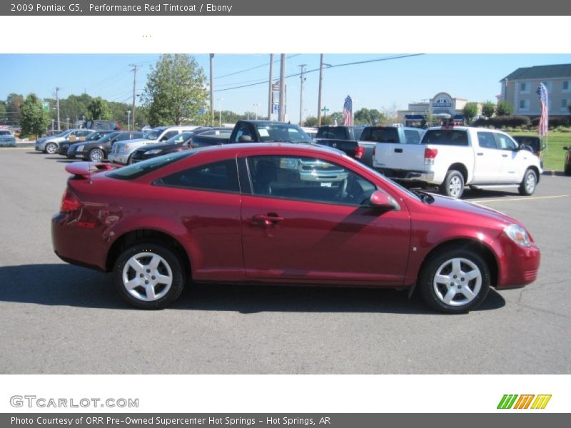 Performance Red Tintcoat / Ebony 2009 Pontiac G5