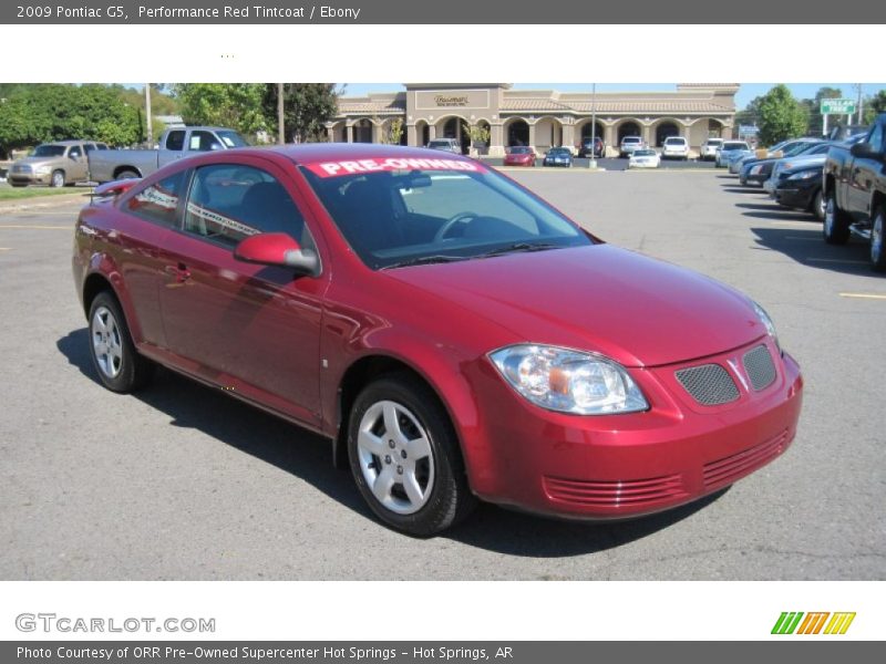 Performance Red Tintcoat / Ebony 2009 Pontiac G5