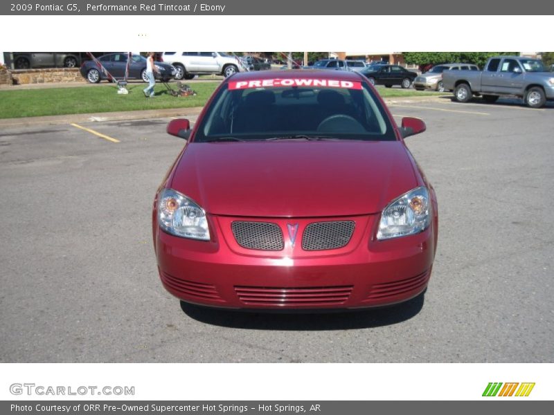 Performance Red Tintcoat / Ebony 2009 Pontiac G5