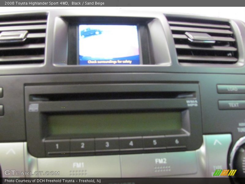 Black / Sand Beige 2008 Toyota Highlander Sport 4WD