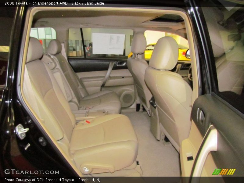 Black / Sand Beige 2008 Toyota Highlander Sport 4WD