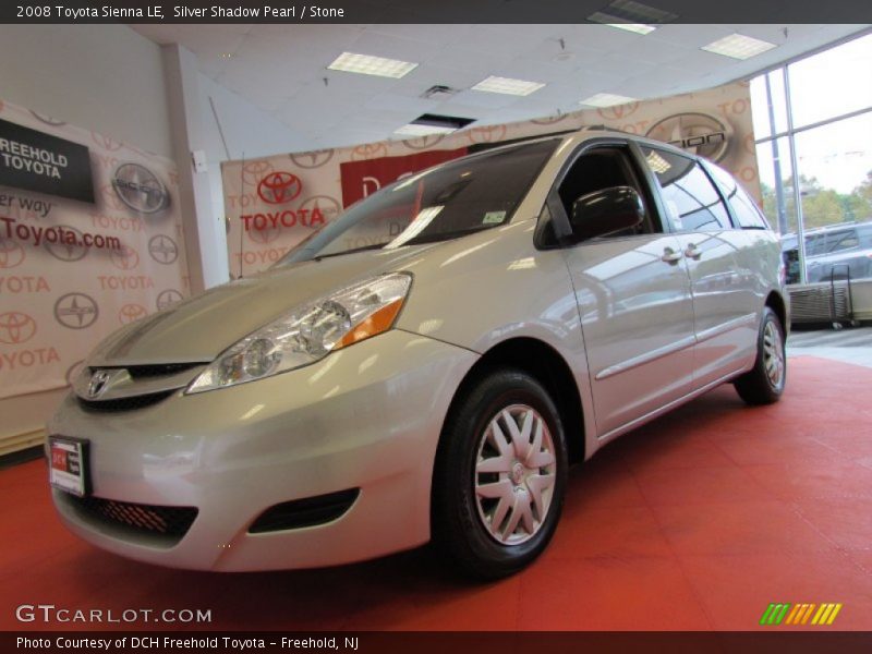 Silver Shadow Pearl / Stone 2008 Toyota Sienna LE